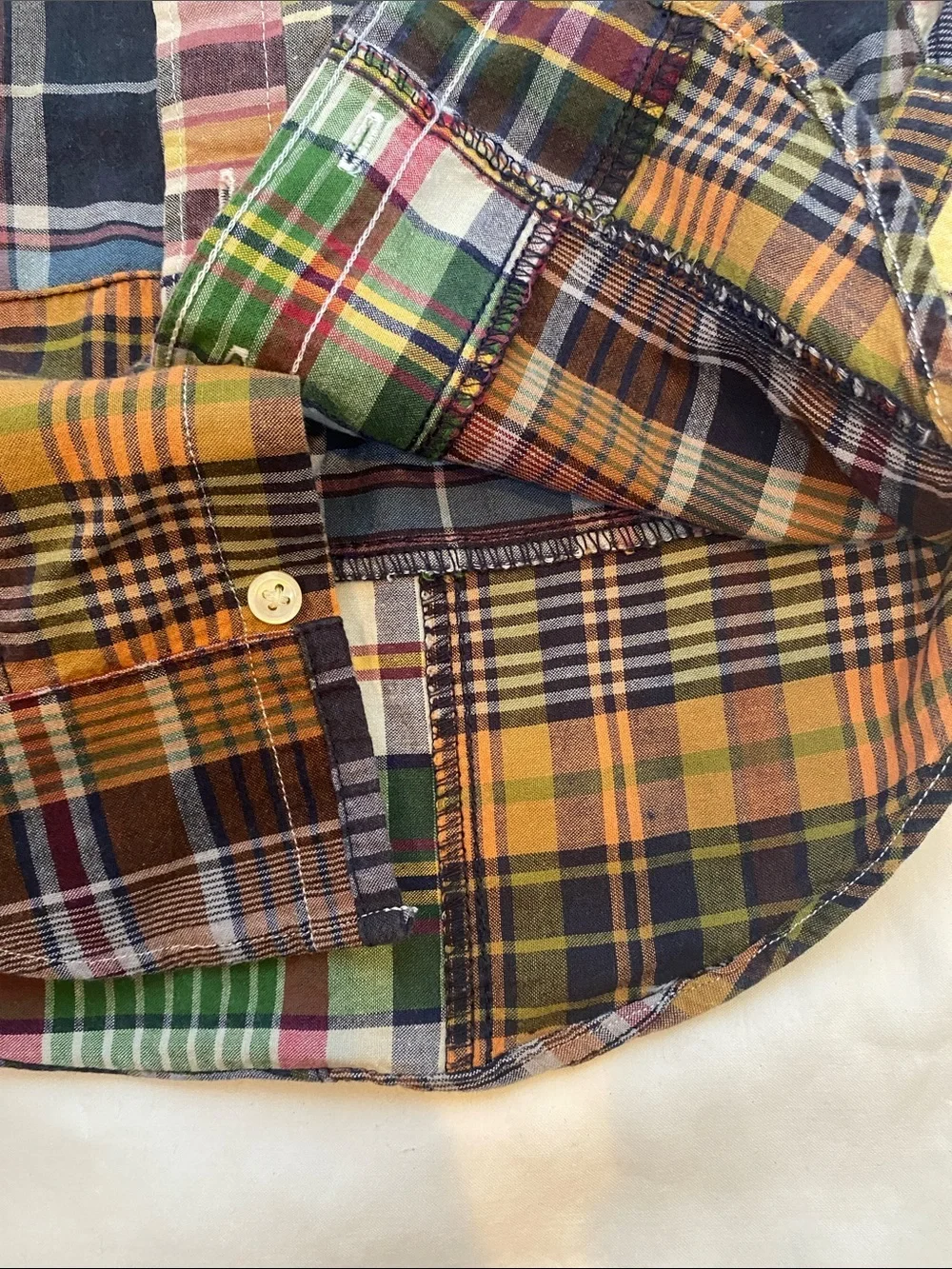 Ralph Lauren Kids Multicolor Patchwork Plaid Button-Down Shirt